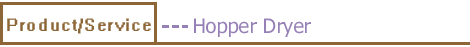 Hopper Dryer